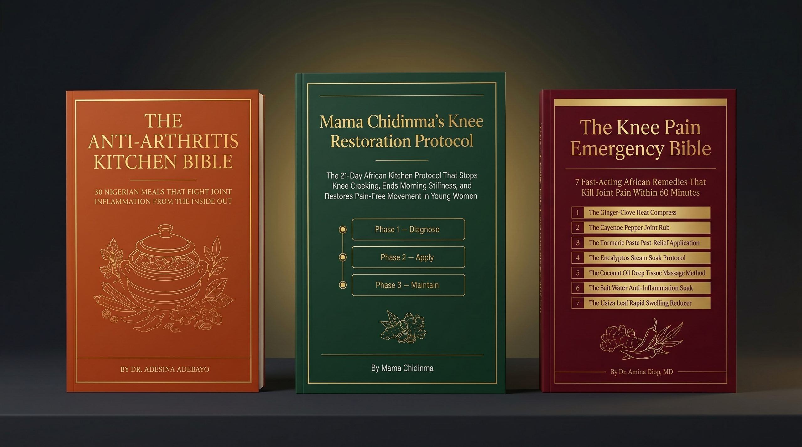 Complete bundle - Mama Chidinma's Knee Restoration Protocol with both bonus guides