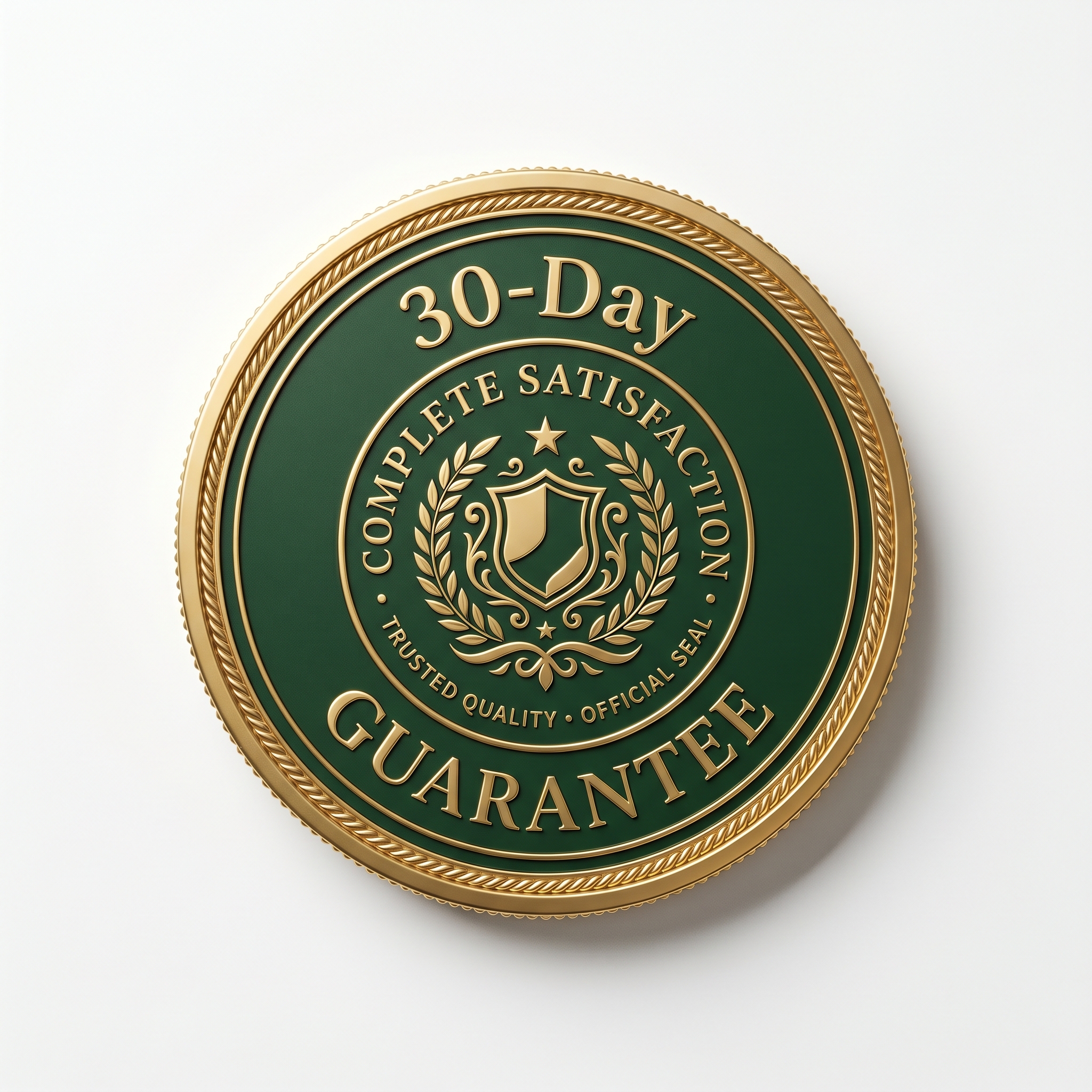 30-Day Complete Satisfaction Guarantee